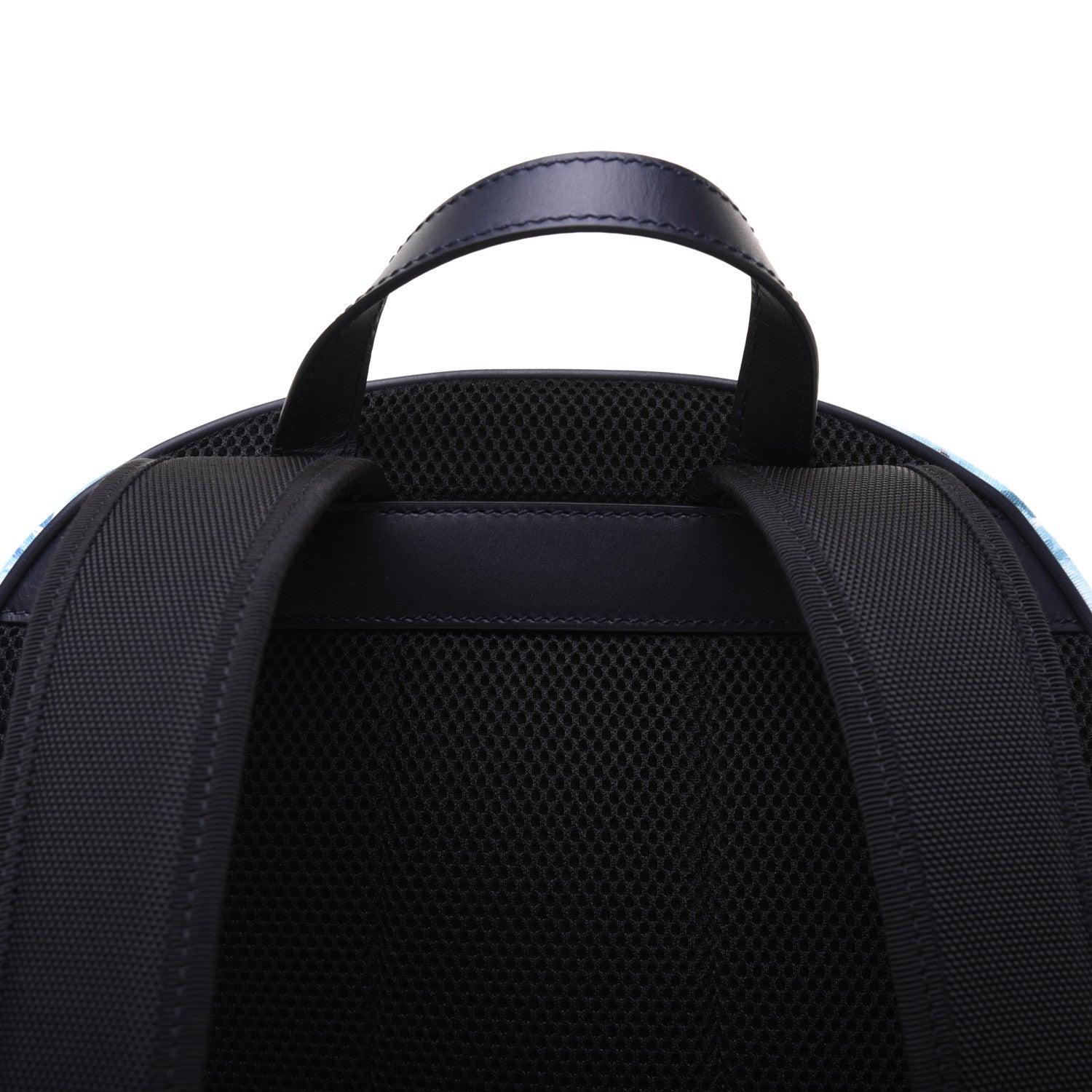 Gucci GG Supreme Monogram Blooms Medium Day Backpack Beige Blue Navy 14 of 15