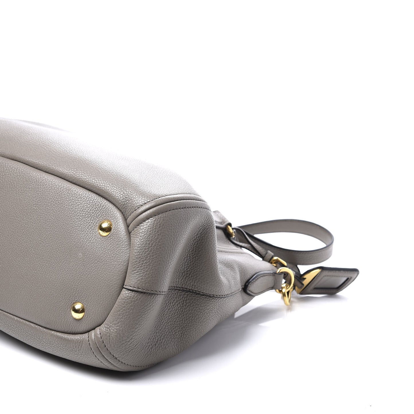 Vitello Phenix Shoulder Bag Argilla