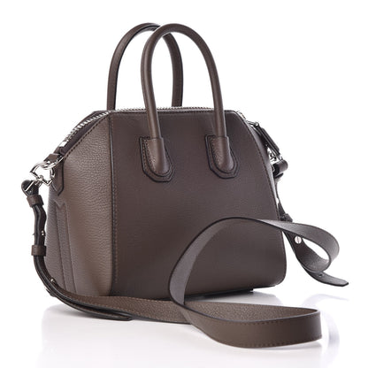 Givenchy Sugar Goatskin Mini Antigona Heather Grey 3 of 7