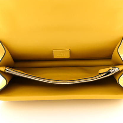 Gucci Suede Crystal Bow Embroidered Small Dionysus Shoulder Bag Yellow 5 of 11