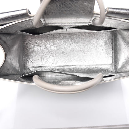 Christian Dior Metallic Calfskin Large Diorever Flap Silver 6 of 15
