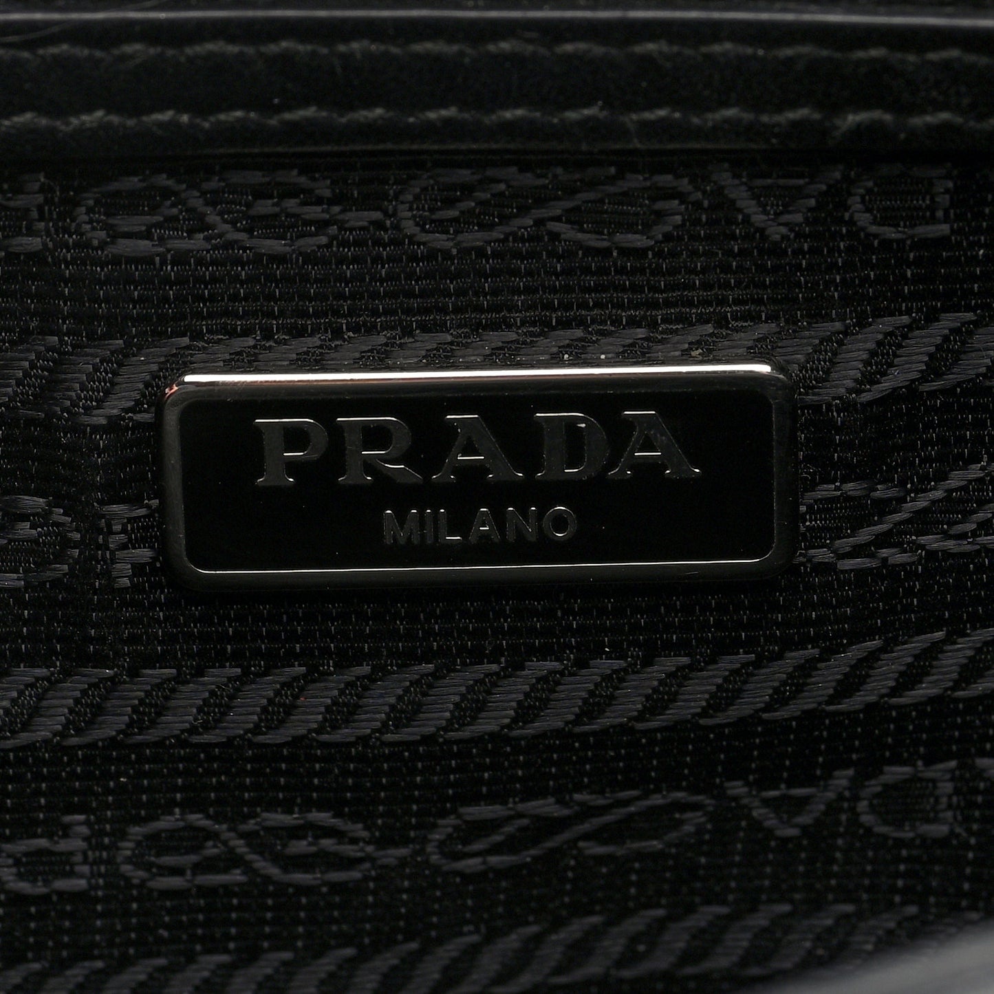Nappa Diagramme Crossbody Bag Black