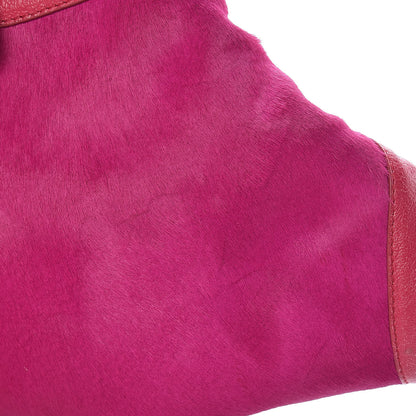 Alexander McQueen Calfskin De Manta Clutch Fuchsia 13 of 15