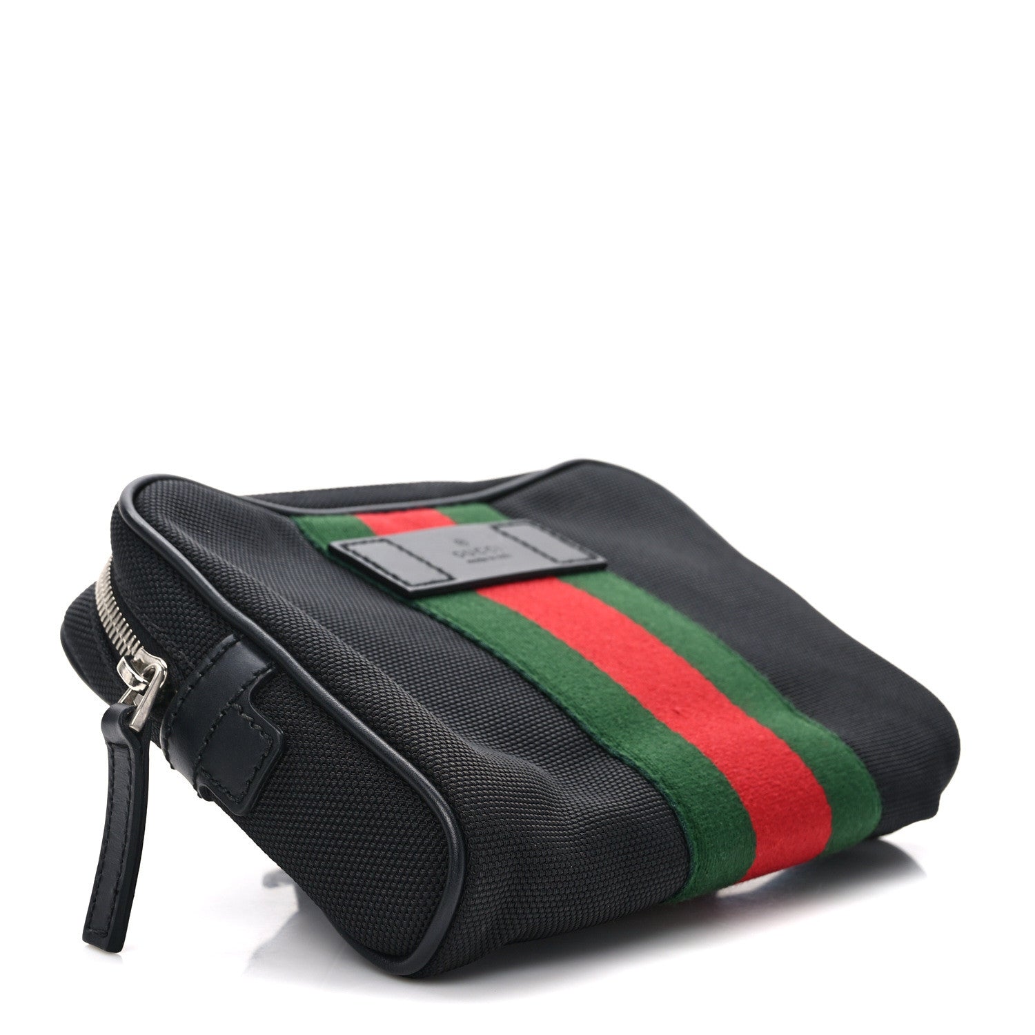 Gucci Canvas Web Slim Belt Bag Black 4 of 11