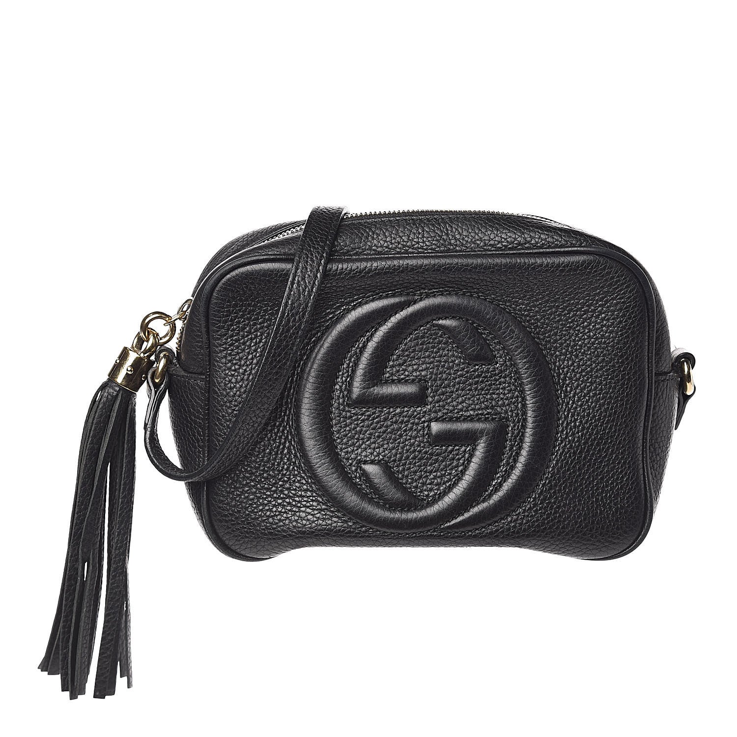 Gucci Pebbled Calfskin Small Soho Disco Bag Black 1 of 11