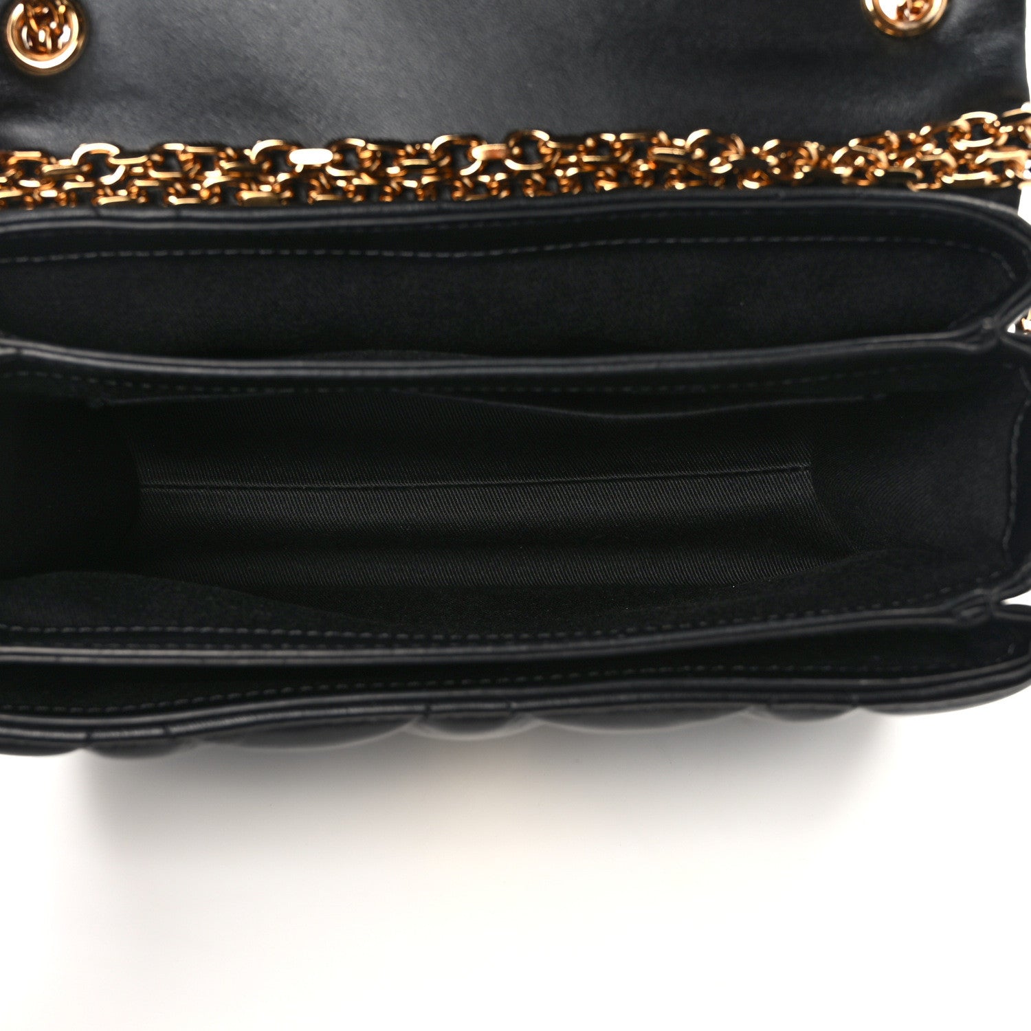 Versace Nappa Quilted Kleio Shoulder Bag Black 5 of 11