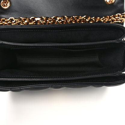 Versace Nappa Quilted Kleio Shoulder Bag Black 5 of 11