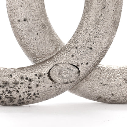 Chanel Metal Baguette Crystal CC Brooch Silver 3 of 5