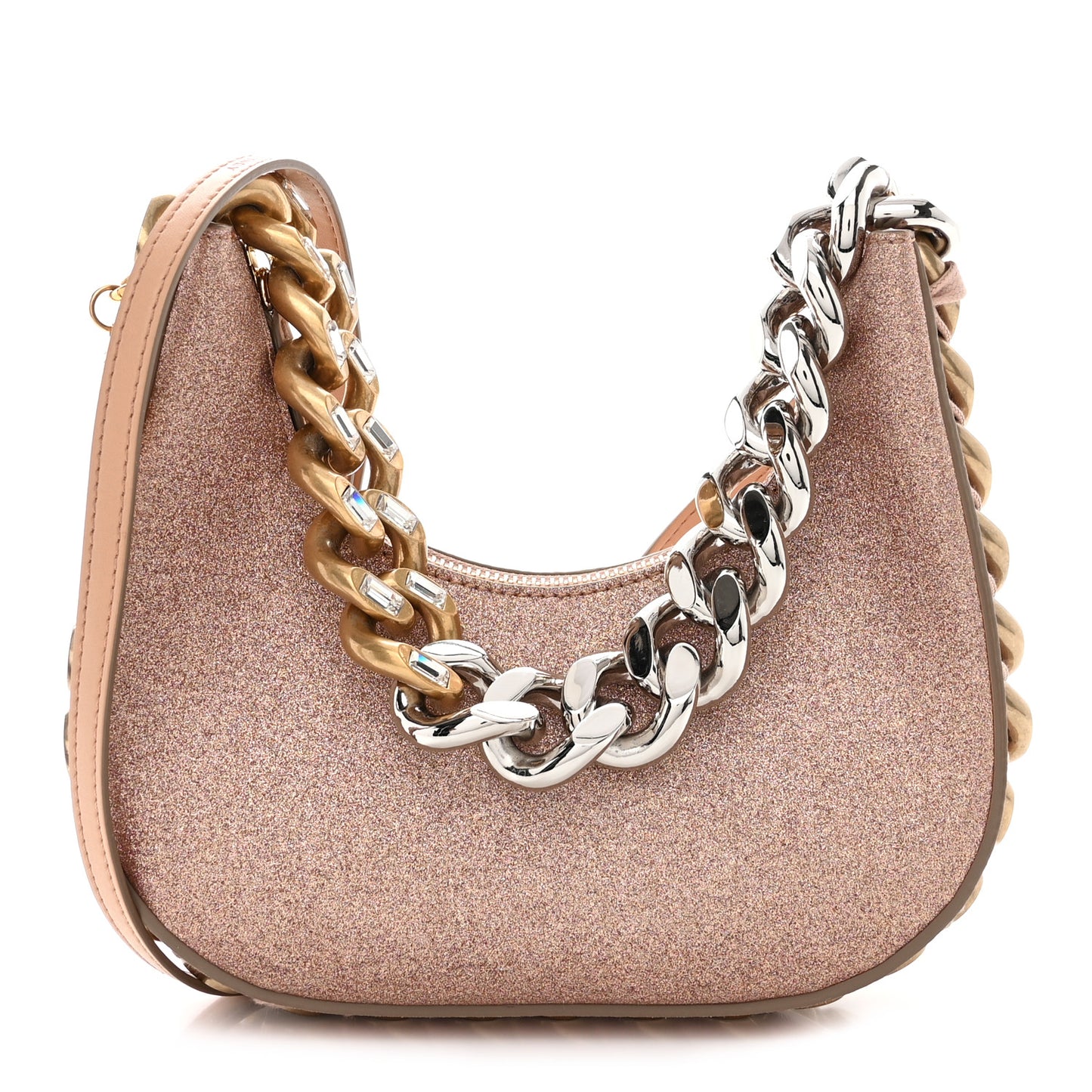 Glitter Eco Alter Frayme Shoulder Bag Pink