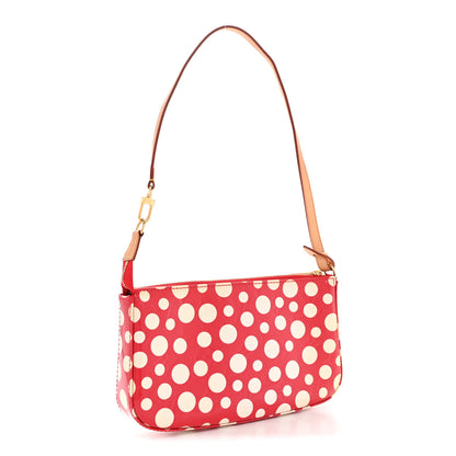 Louis Vuitton Vernis Kusama Infinity Dots Pochette Accessories Red Red 3 of 12