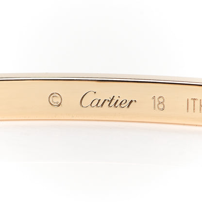 Cartier 18K Yellow Gold Small LOVE Bracelet 18 4 of 7