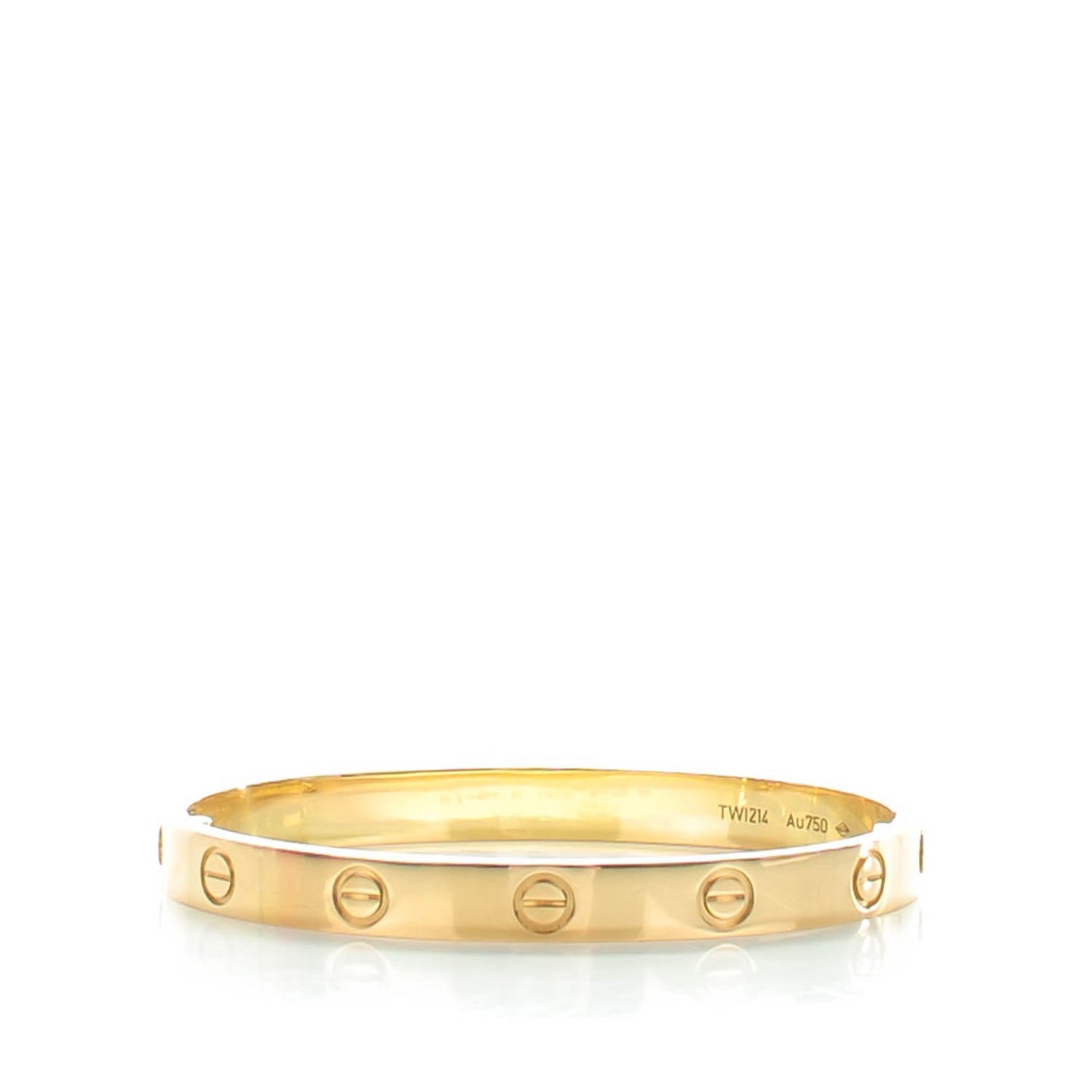 18K Yellow Gold LOVE Bracelet 16