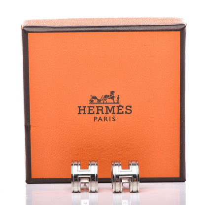 Hermes Palladium Pop H Earrings 5 of 5