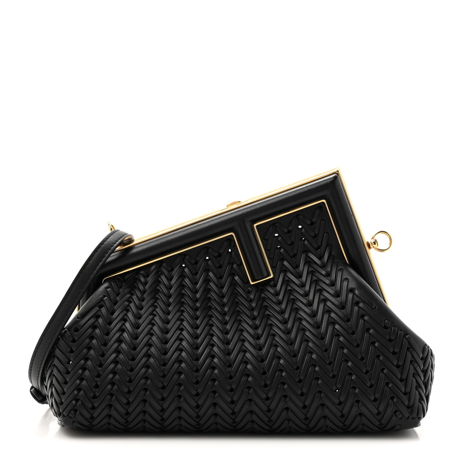 FENDI ショルダーバッグ Fendi x Versace Baroque Print Leather Fendace Sunshine Mini
