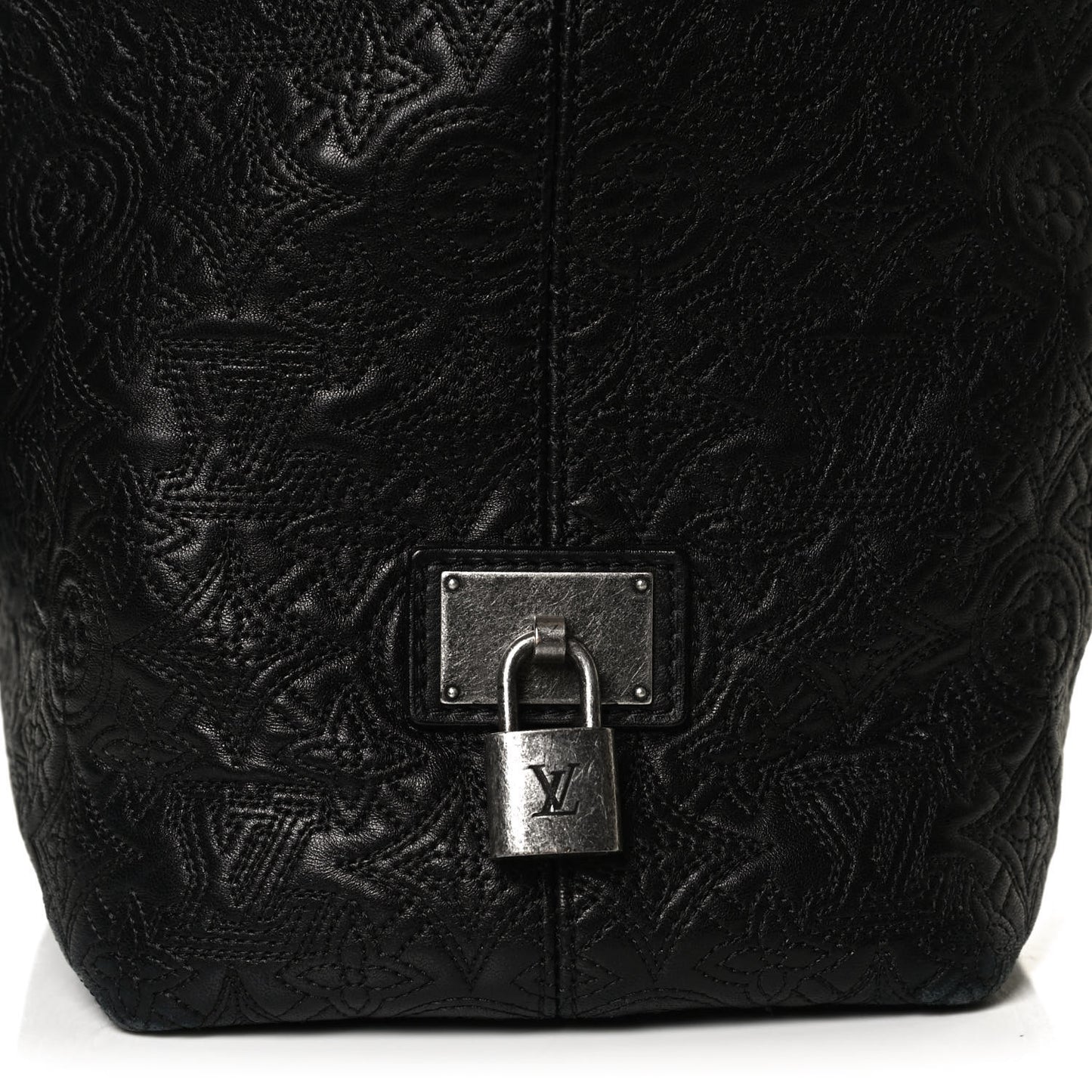 Monogram Lambskin Antheia Hobo PM Black