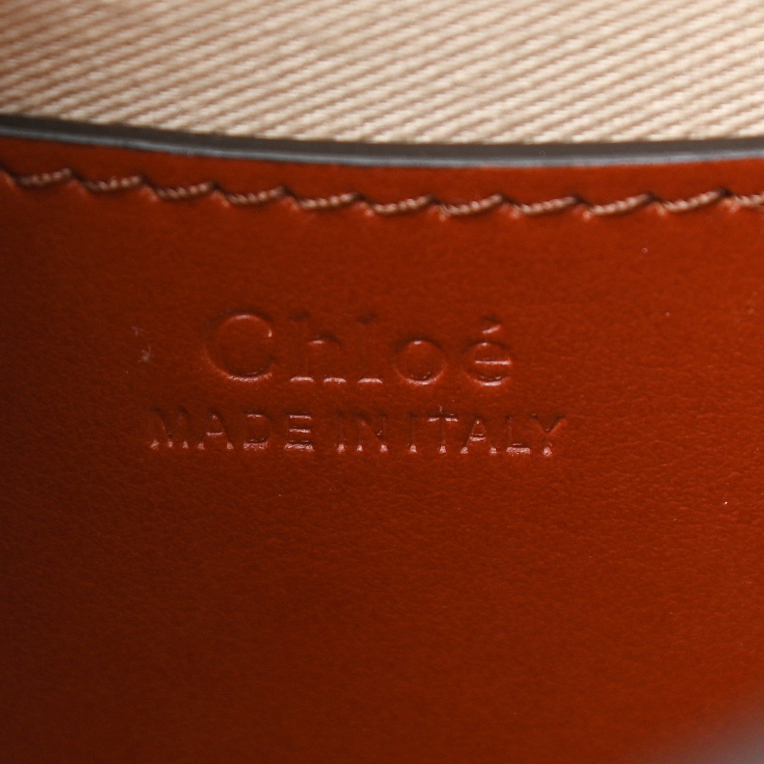 Chloe Calfskin Small Tess Bag Sepia Brown 6 of 9