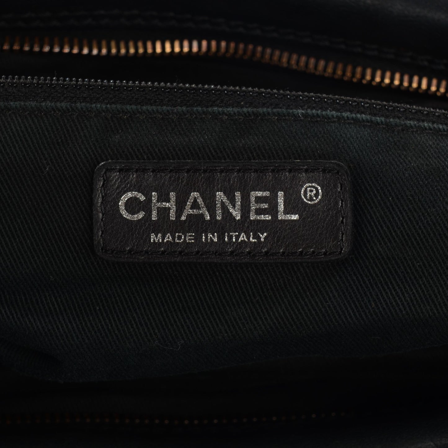 Calfskin Small Diamond Stitch Tote Black