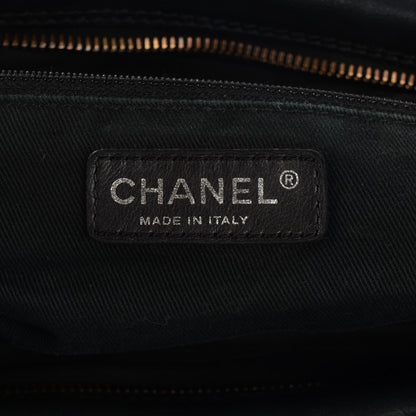 Chanel Calfskin Small Diamond Stitch Tote Black 6 of 7