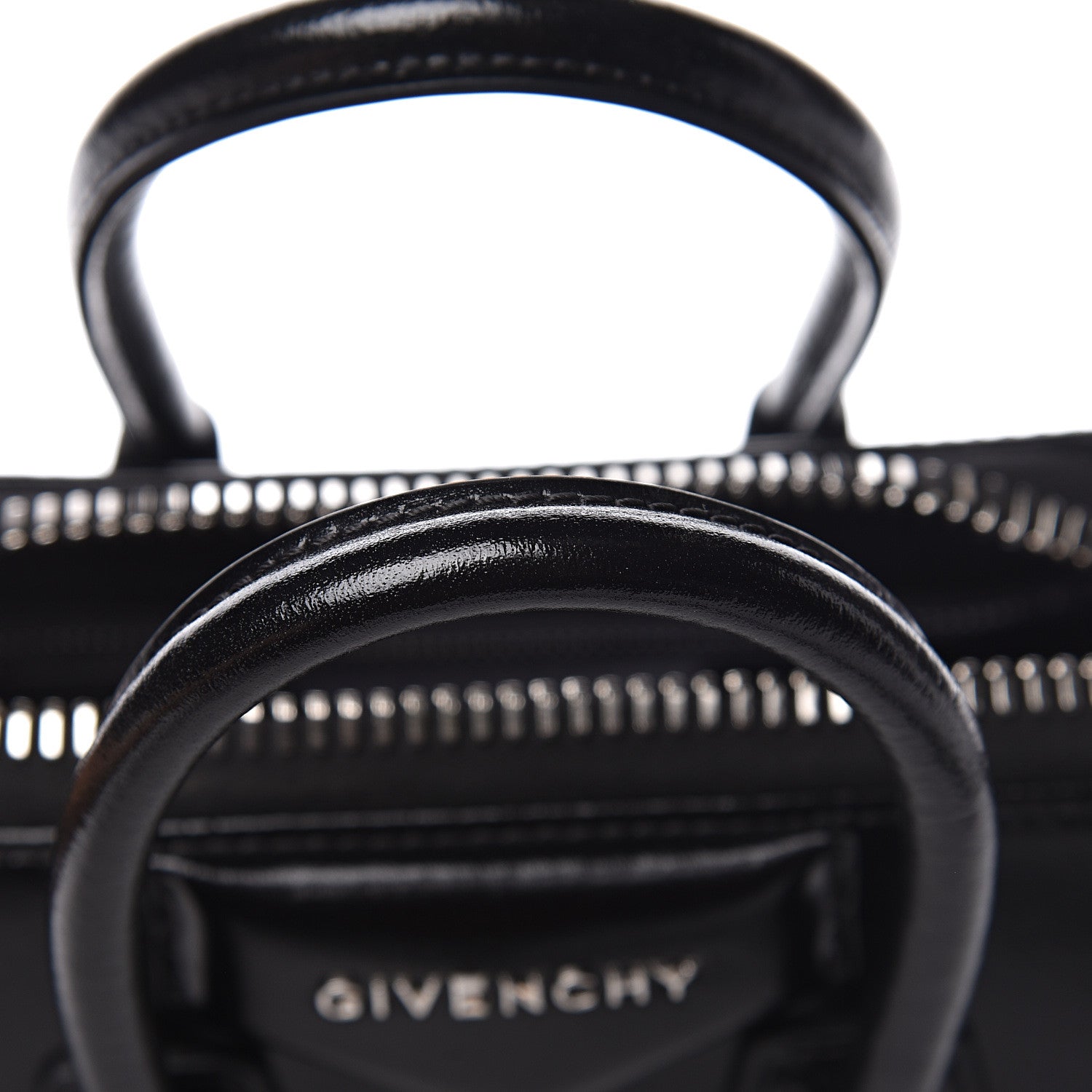 Givenchy Shiny Lord Calfskin Mini Antigona Black 6 of 13