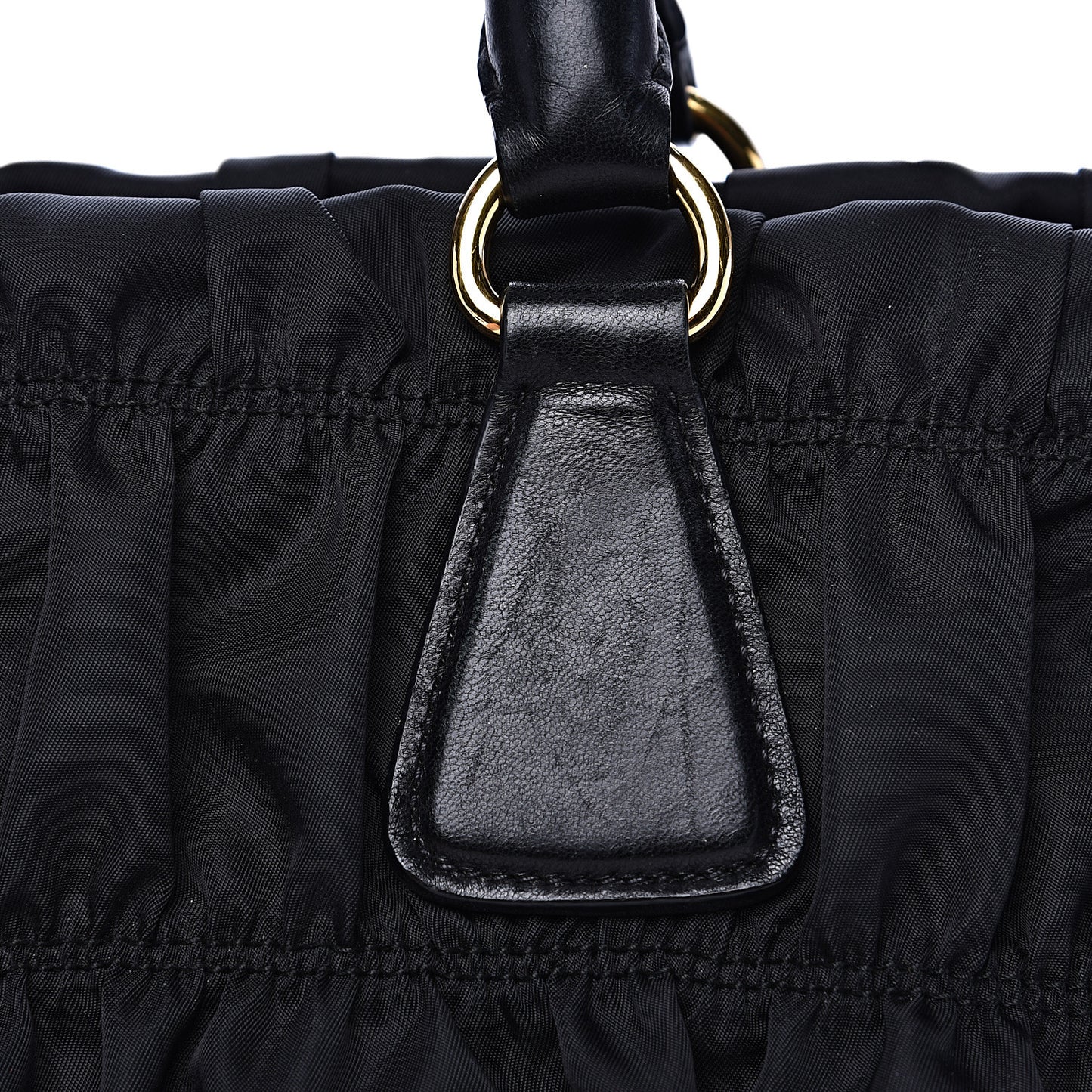Tessuto Nylon Gaufre Tote Black