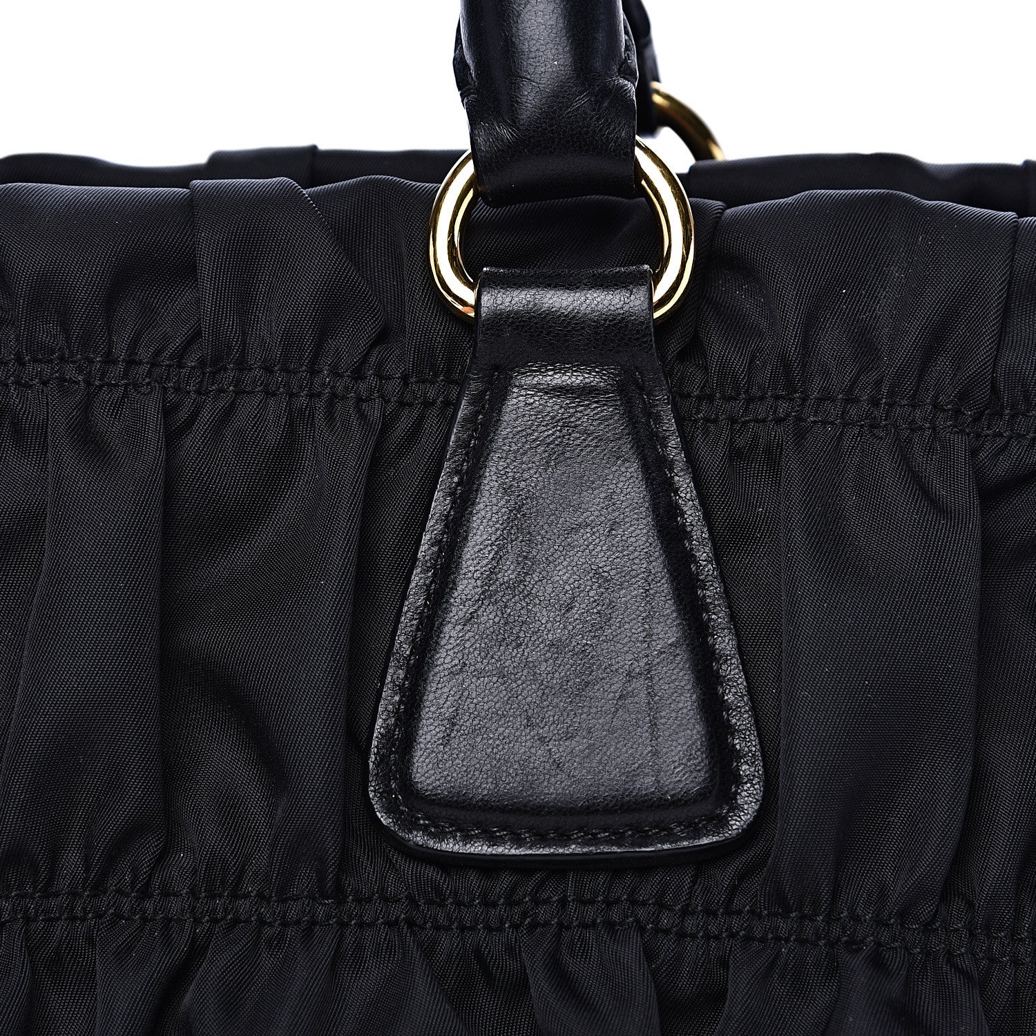 Prada Tessuto Nylon Gaufre Tote Black 12 of 13