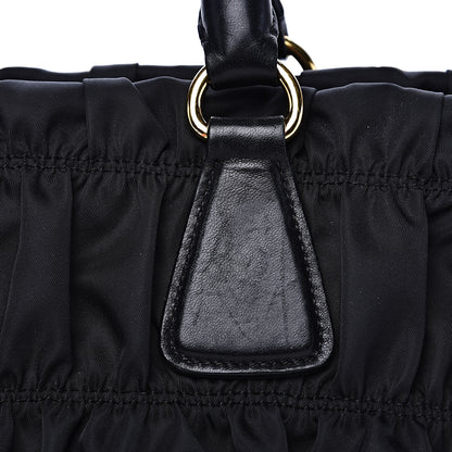 Prada Tessuto Nylon Gaufre Tote Black 12 of 13