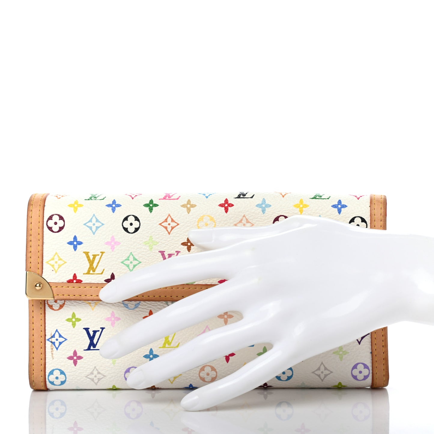 Monogram Multicolor Porte Tresor International Wallet White