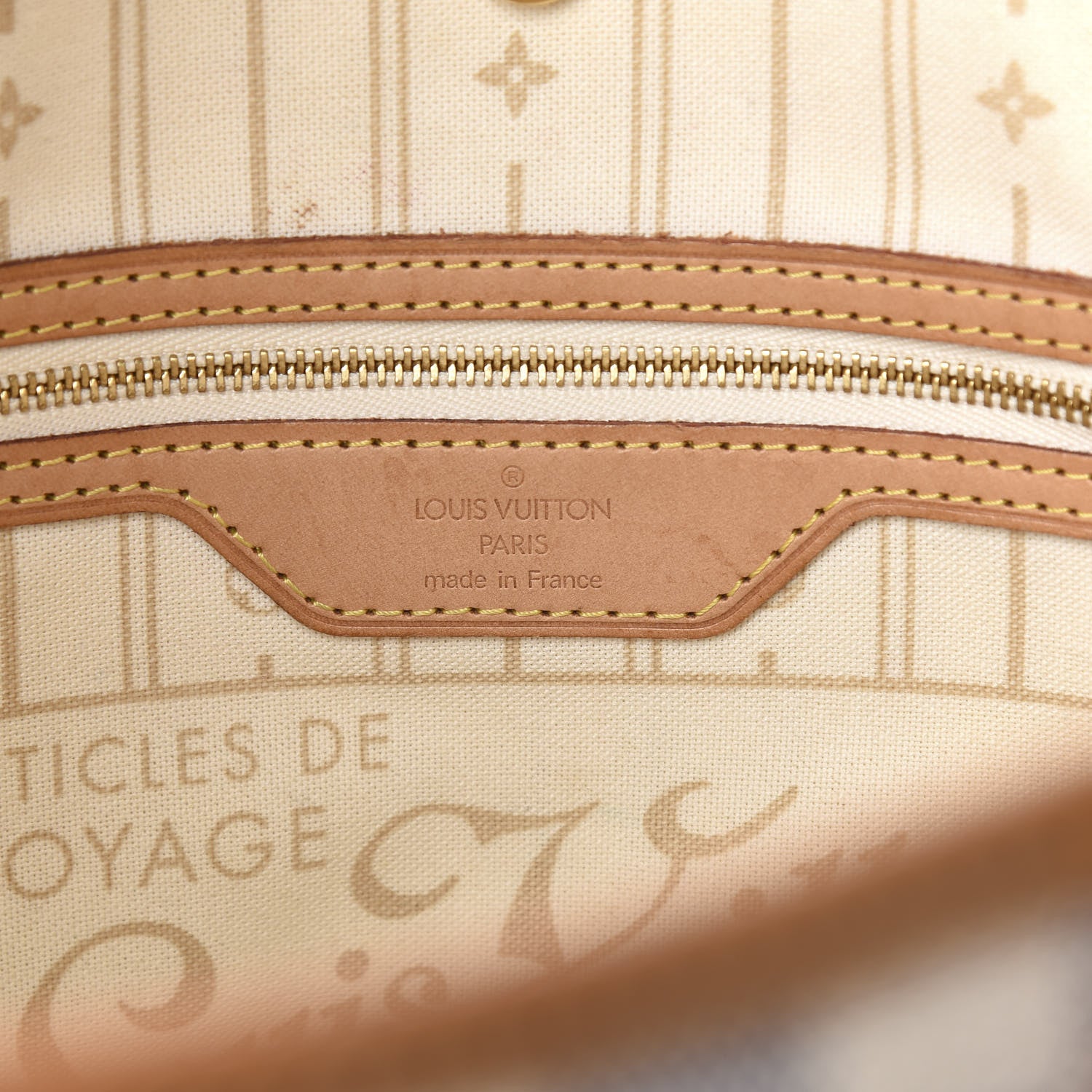 Louis Vuitton Damier Azur Neverfull PM 6 of 13