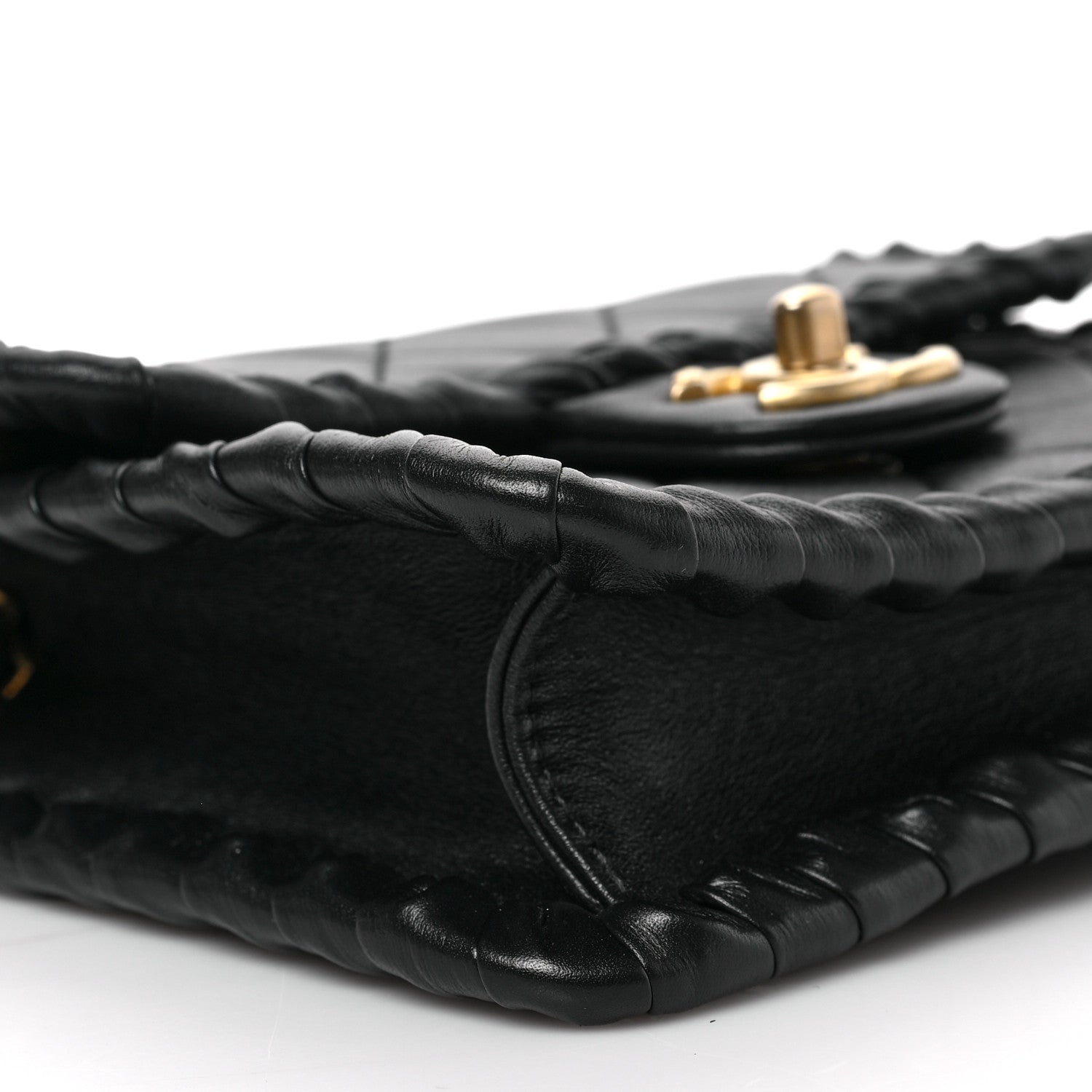Chanel Calfskin Braided Mini My Own Frame Flap Black 8 of 9