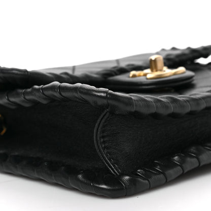 Chanel Calfskin Braided Mini My Own Frame Flap Black 8 of 9