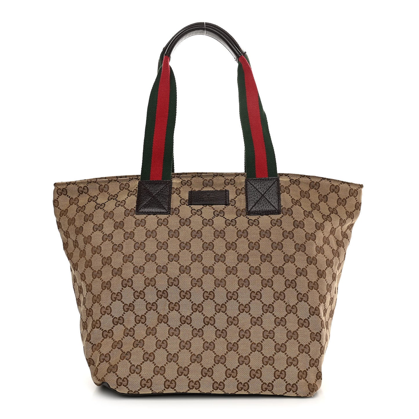 GG Monogram Large Web Handle Bucket Tote