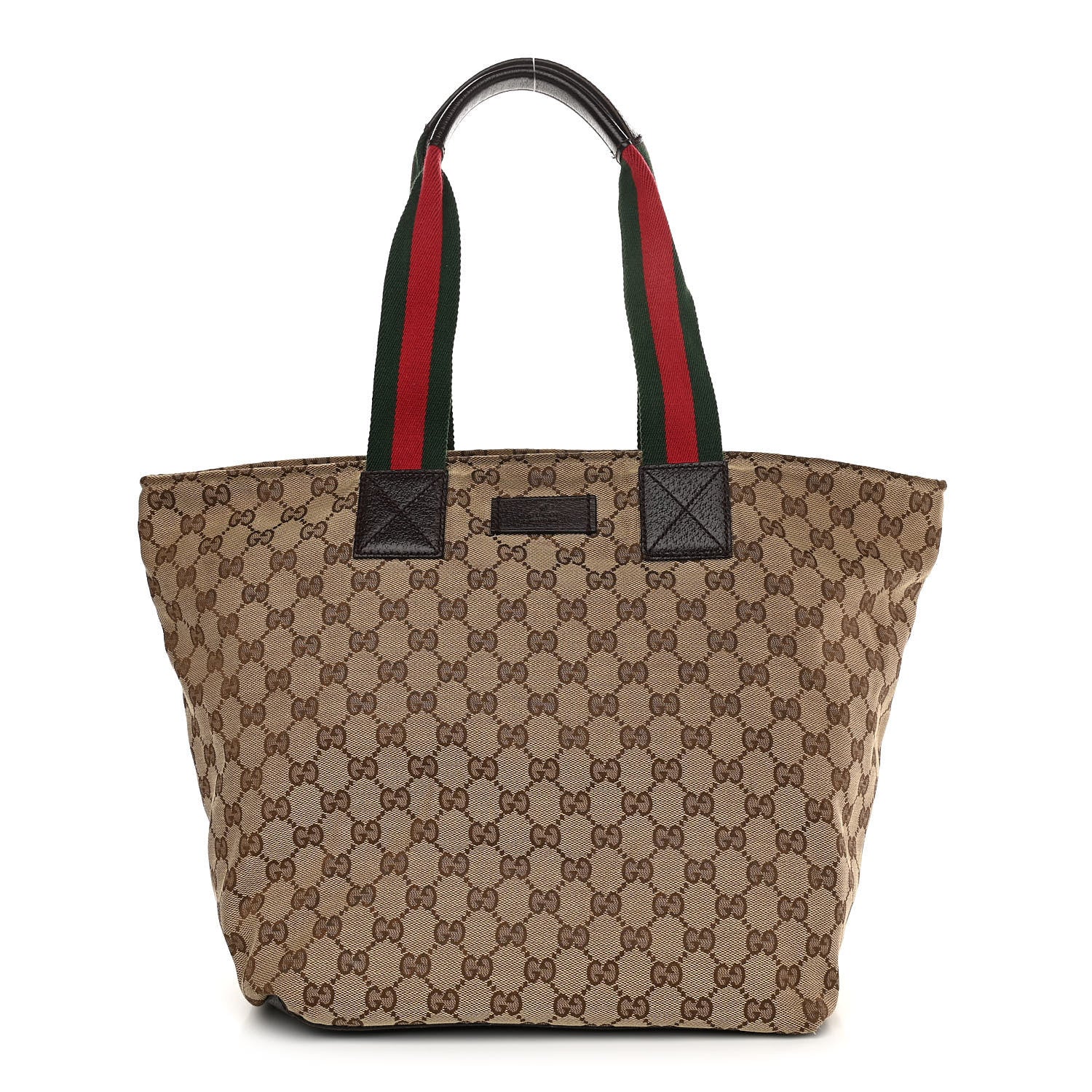 Gucci GG Monogram Large Web Handle Bucket Tote 1 of 12