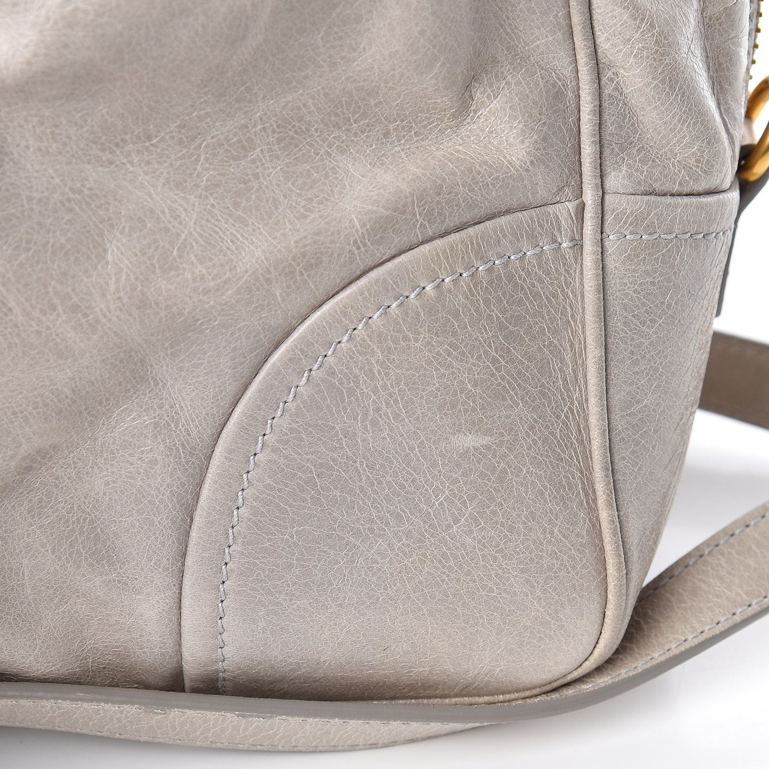 Prada Vitello Shine Bauletto Nube 9 of 18