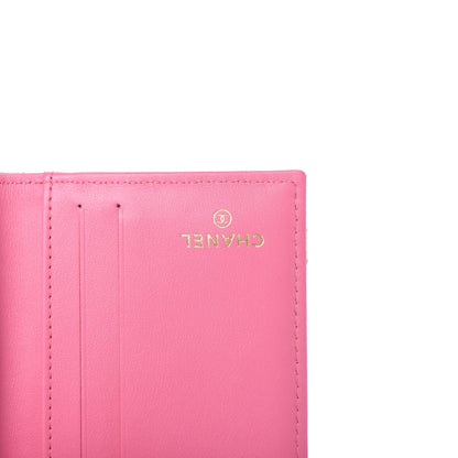Chanel Caviar Quilted Card Holder Wallet Pink 6 of 8