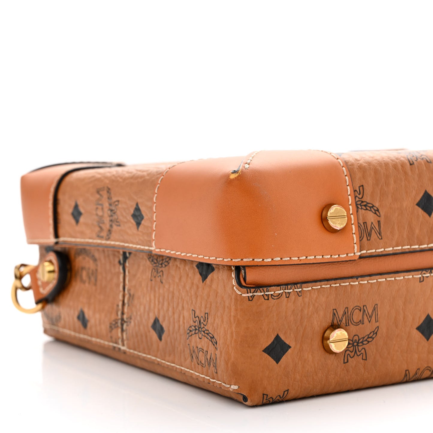 Visetos Medium Berlin Crossbody Cognac