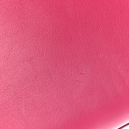 Saint Laurent Calfskin Classic Y Ligne Clutch Fuchsia 12 of 20