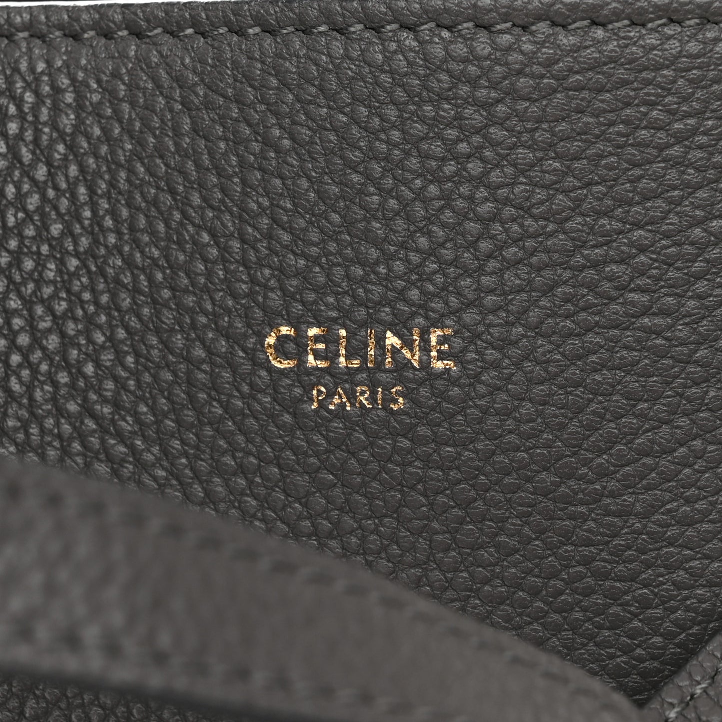 Soft Grained Calfskin Medium Belt Cabas Phantom Taupe