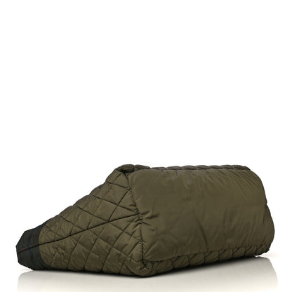 Chanel Nylon Quilted Medium Coco Cocoon Tote Khaki 4 of 24