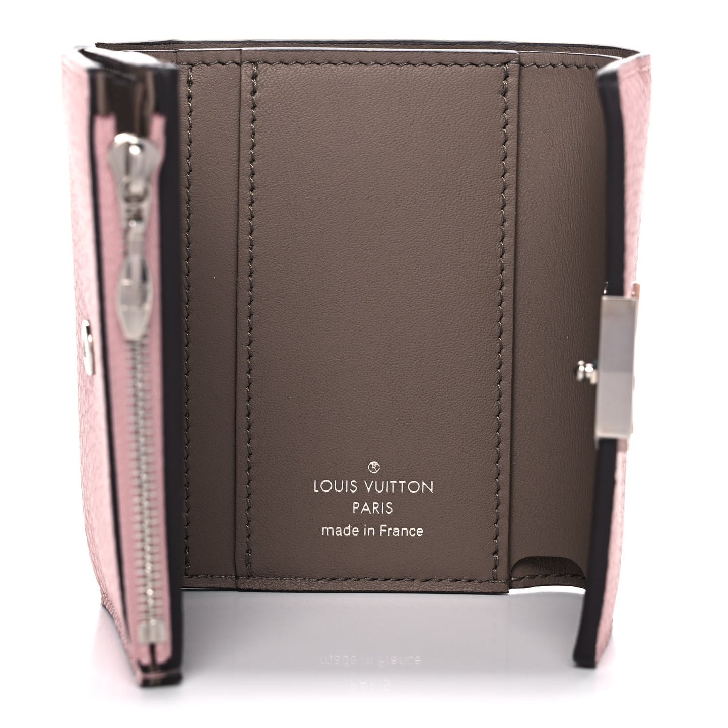 Taurillon Capucines Compact Wallet Magnolia