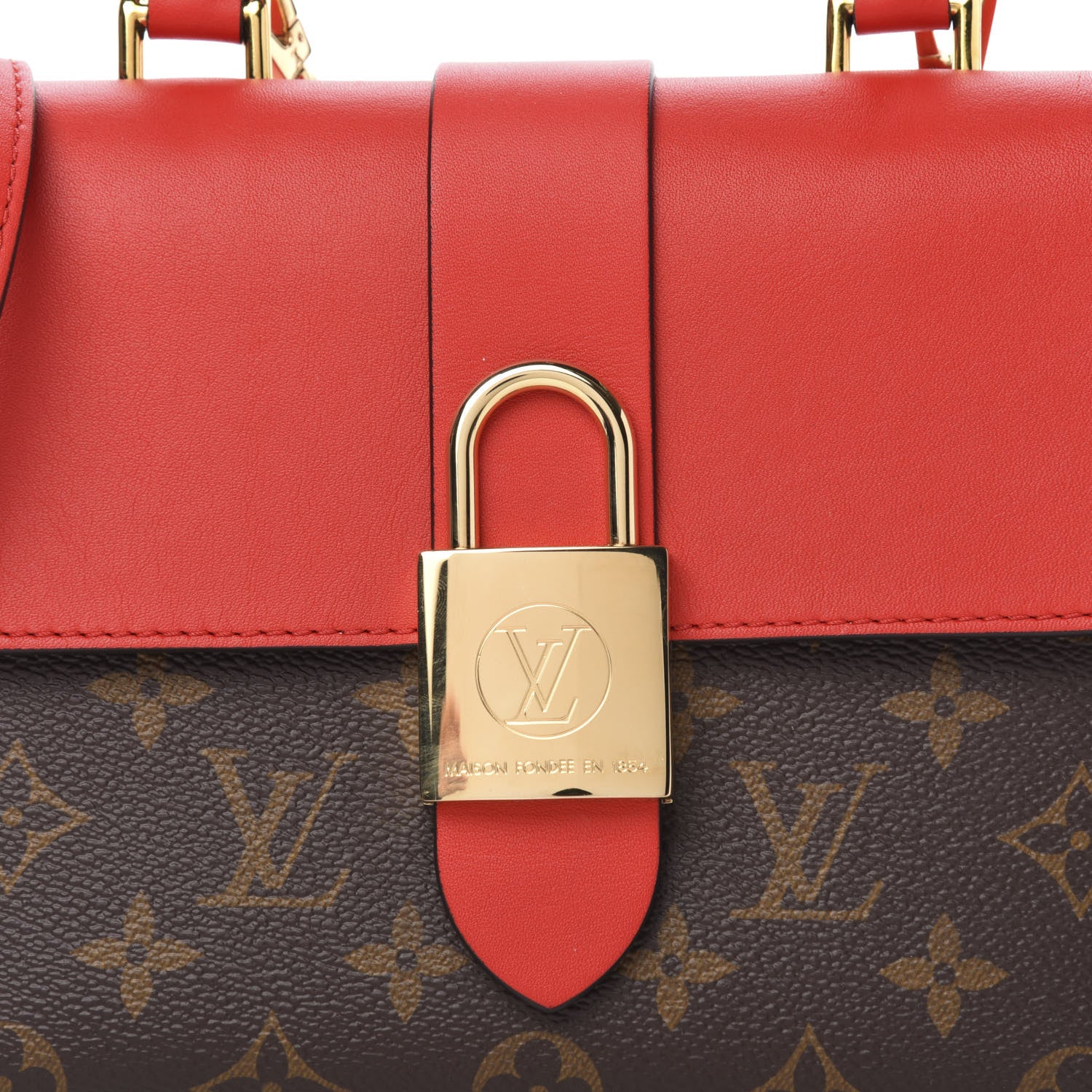 Louis Vuitton Monogram Locky BB Coquelicot 10 of 10