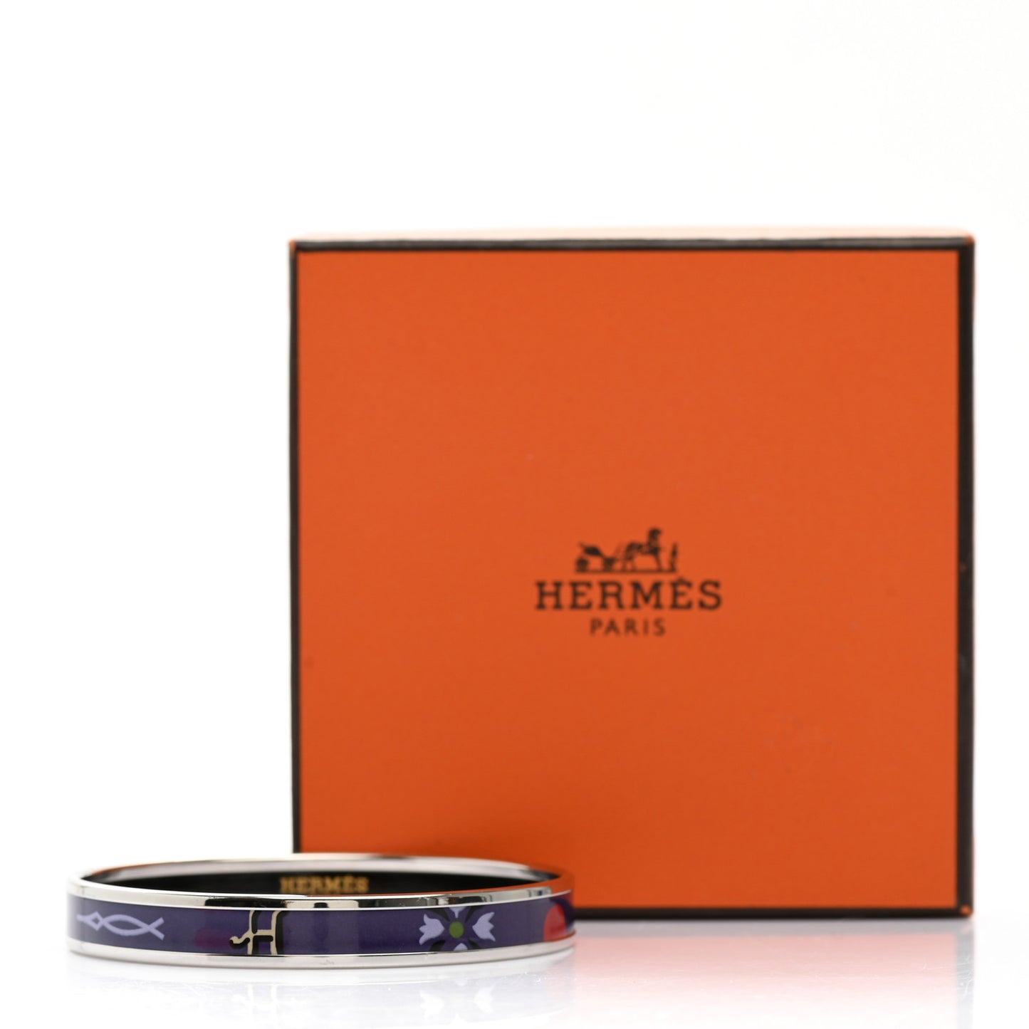 Enamel Printed Narrow Bracelet 62