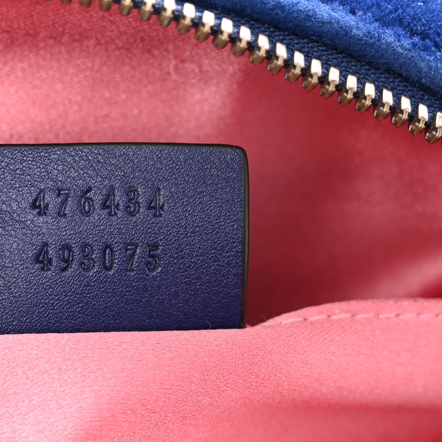 Velvet Matelasse GG Marmont Belt Bag 85 34 Cobalt Blue