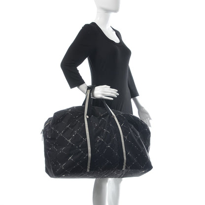 Chanel Nylon Travel Boston Black 2 of 12