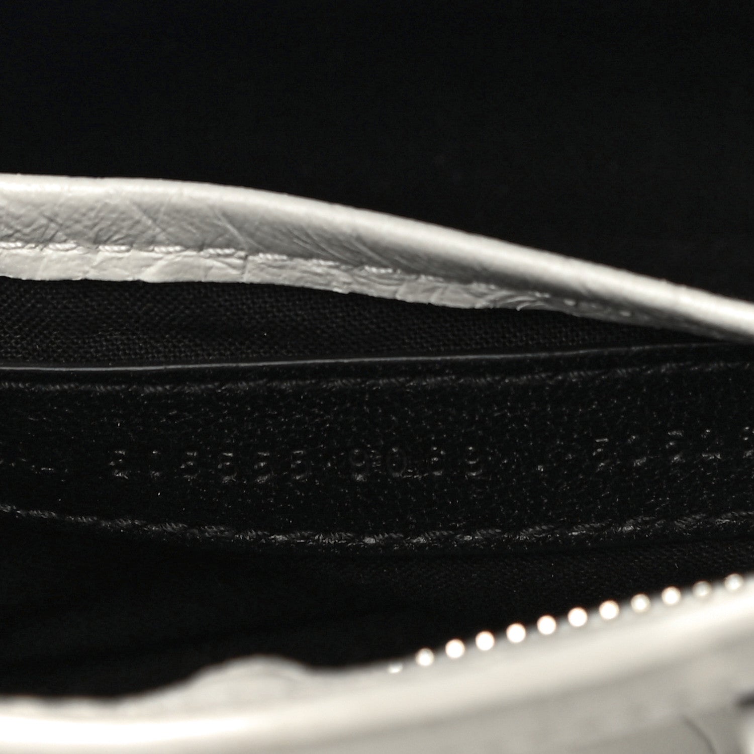 Balenciaga Matte Supple Lambskin Crocodile Embossed Classic Silver Hardware Nano City White 7 of 11