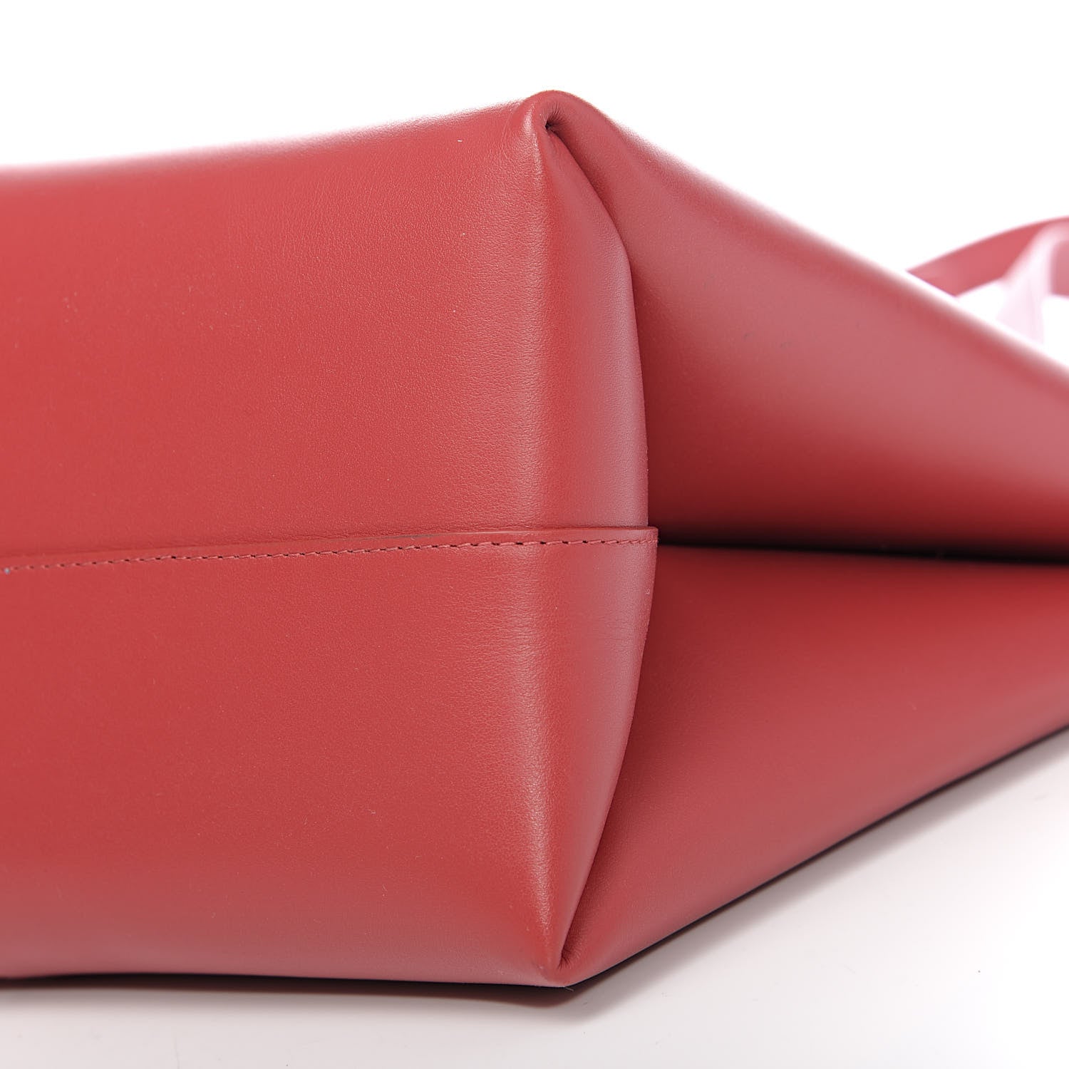 Mansur Gavriel Calfskin Mini Folded Bag Flamma 8 of 9