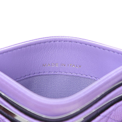 Chanel Caviar Quilted Card Holder Purple 6 of 8