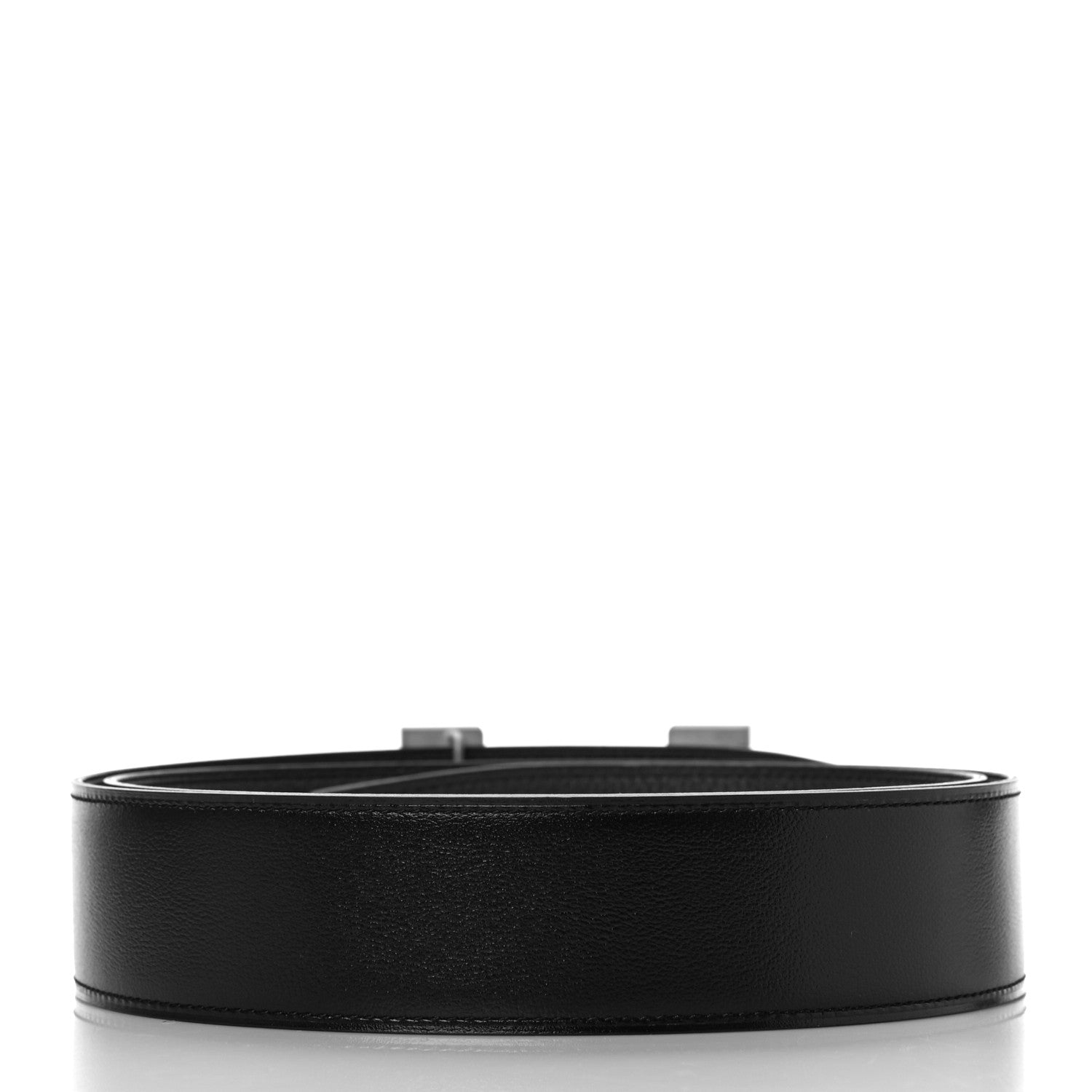 Hermes 135 Togo 38mm Constance H Belt 100 Black Chocolate 2 of 9