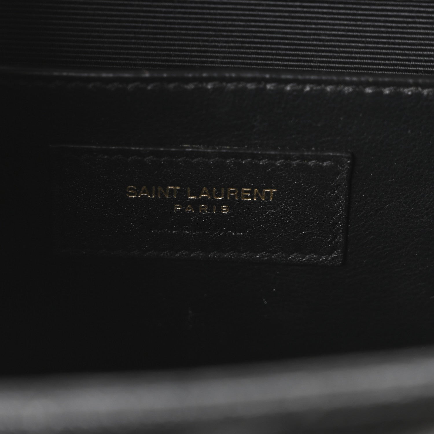 Saint Laurent Grain De Poudre Textured Mixed Matelasse Triquilt Medium Monogram Satchel Black 6 of 10