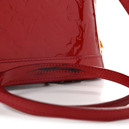 Louis Vuitton Vernis Alma BB Pomme D'Amour 11 of 11