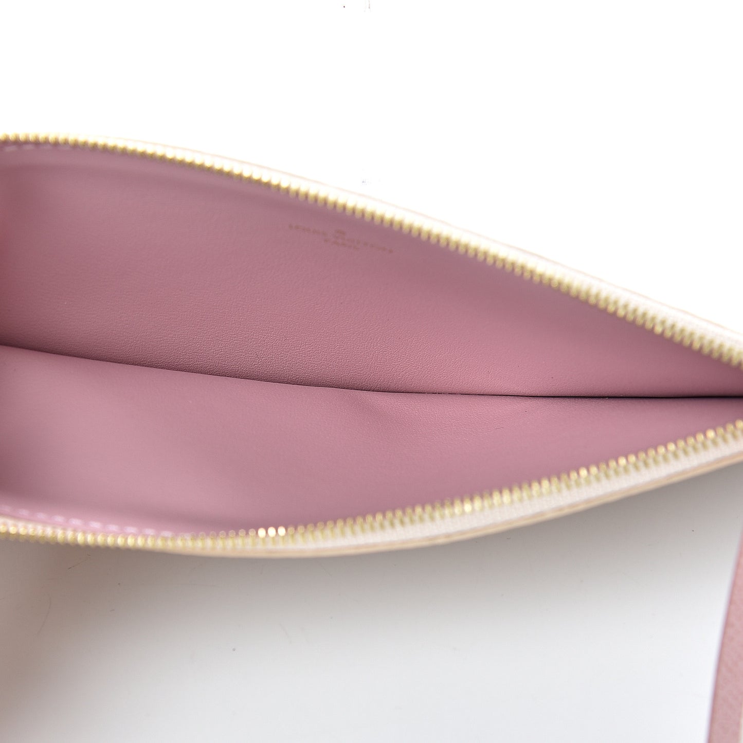 Damier Azur Felicie Chain Wallet Zippered Insert Rose Ballerine